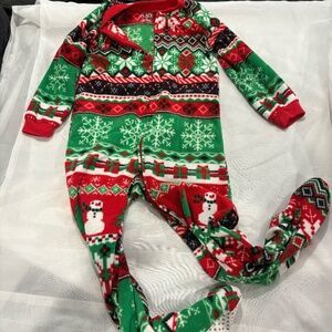 Toddler Girls Footed  Christmas PJ's **Bundle & Save**